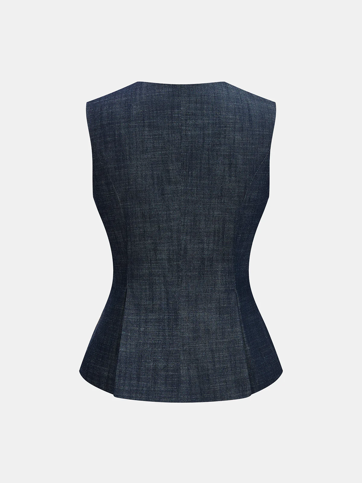 Cotton Blend Sleeveless Top & Pants Set - Image 3