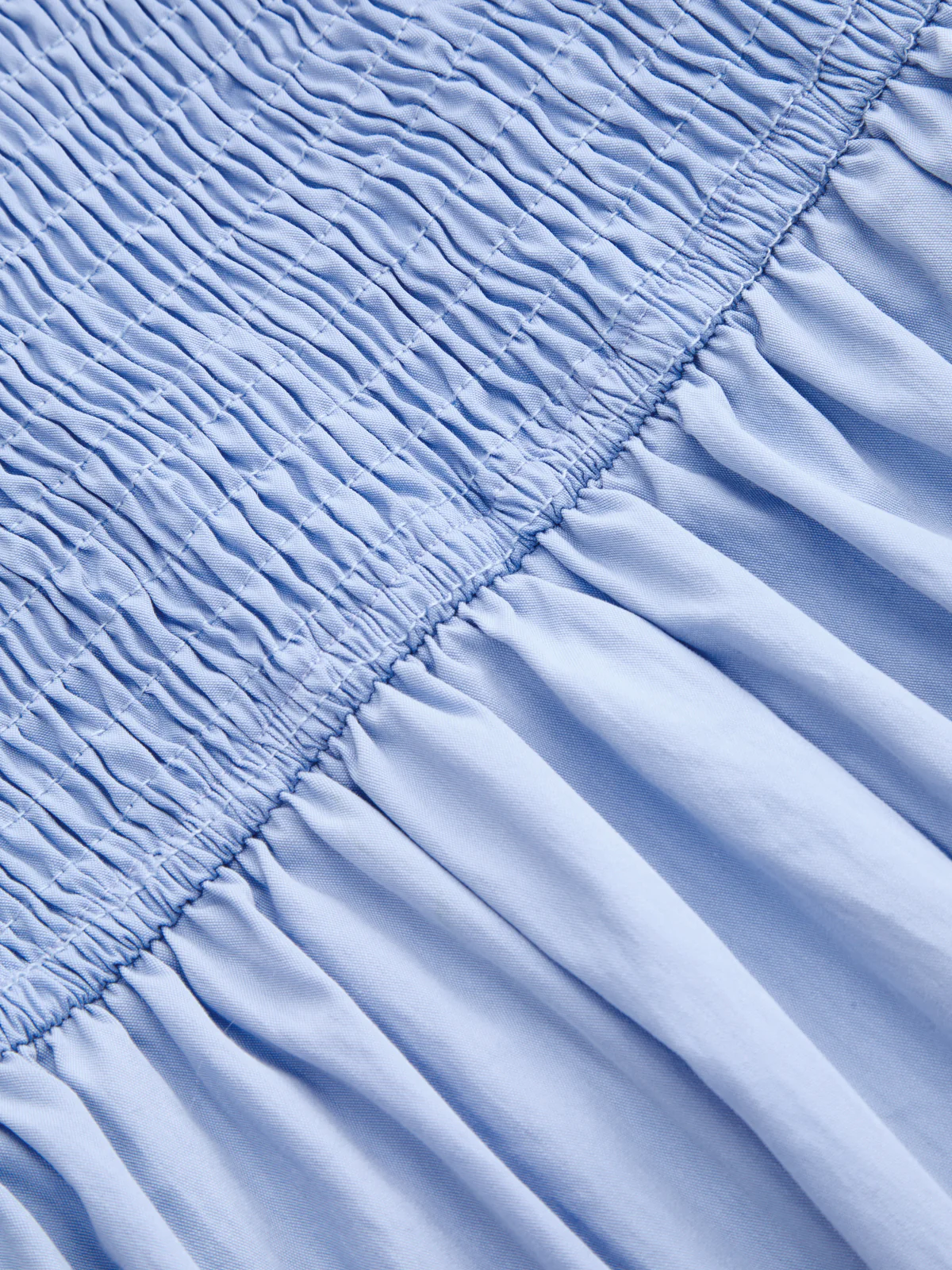 Cotton Blend Smocked Cami Maxi Dress - Image 4