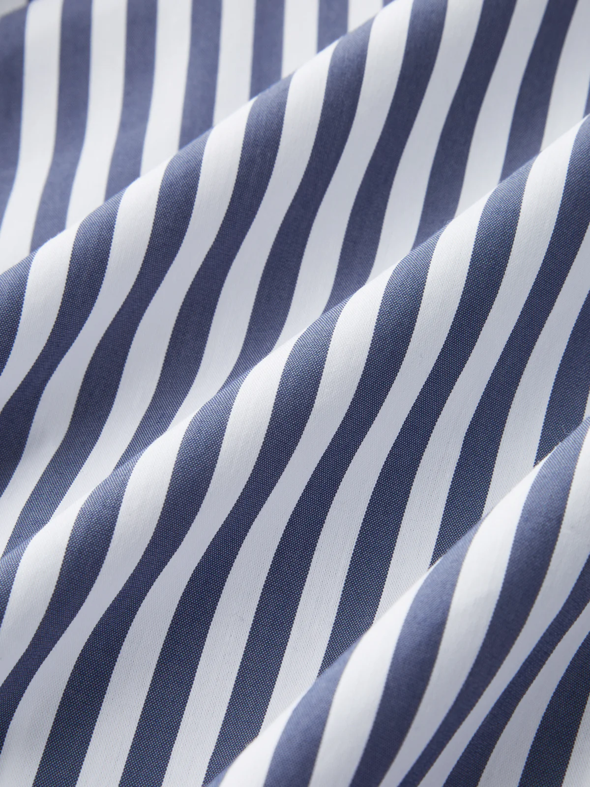 Cotton Blend Striped Tie-Neck Bodysuit - Image 3
