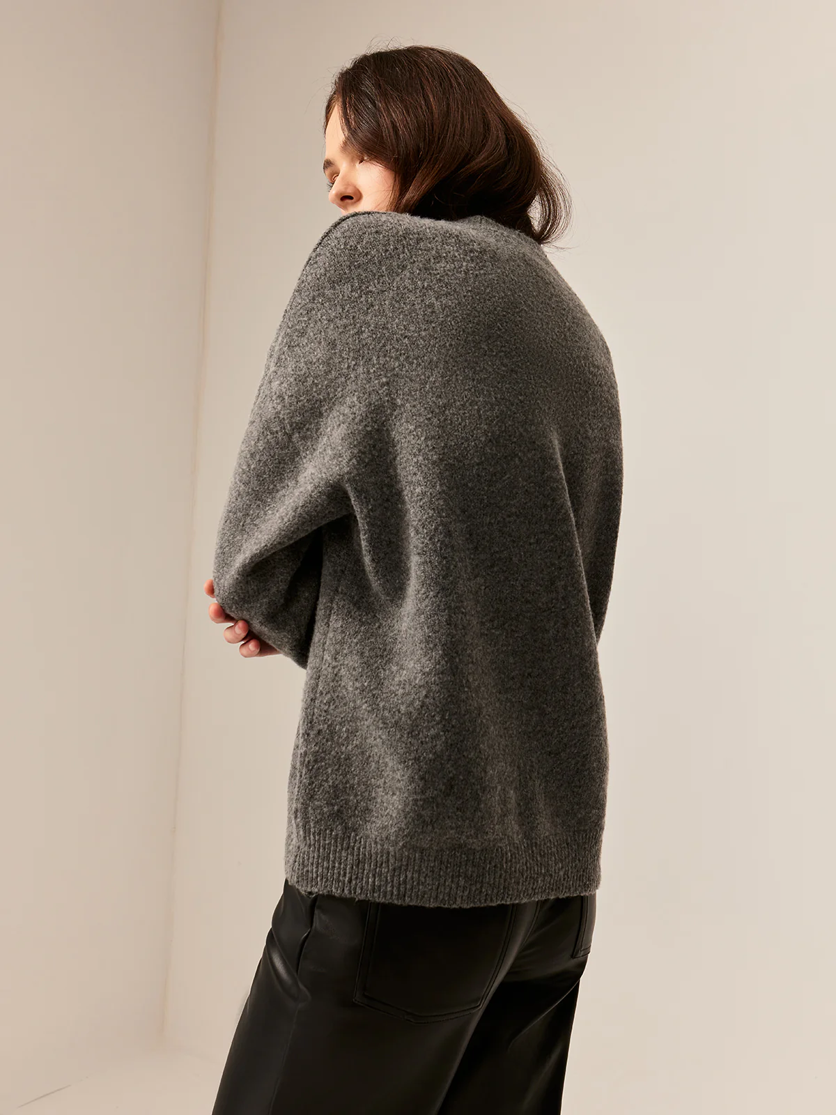 Cotton Blends Cherry Printed Pullover Sweater - Image 3