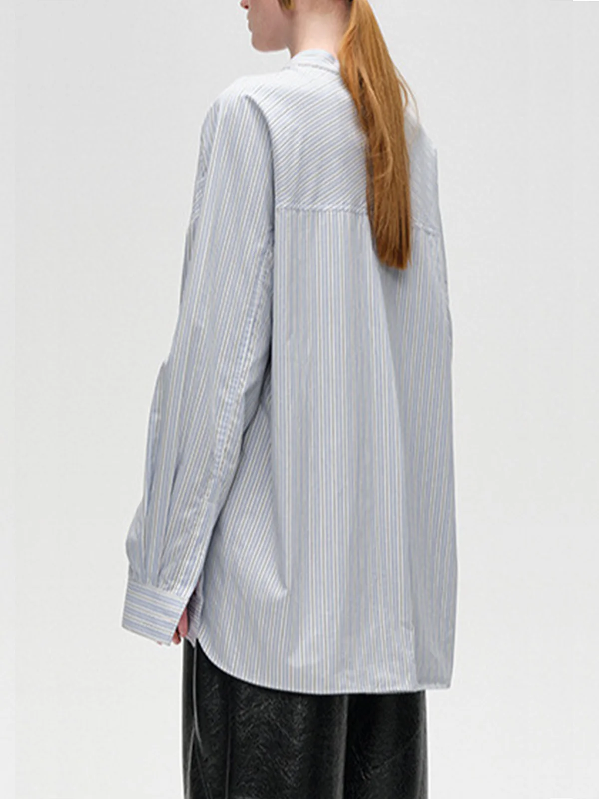 Cotton Contrast Trim Pinstripe Polo Shirt - Image 4