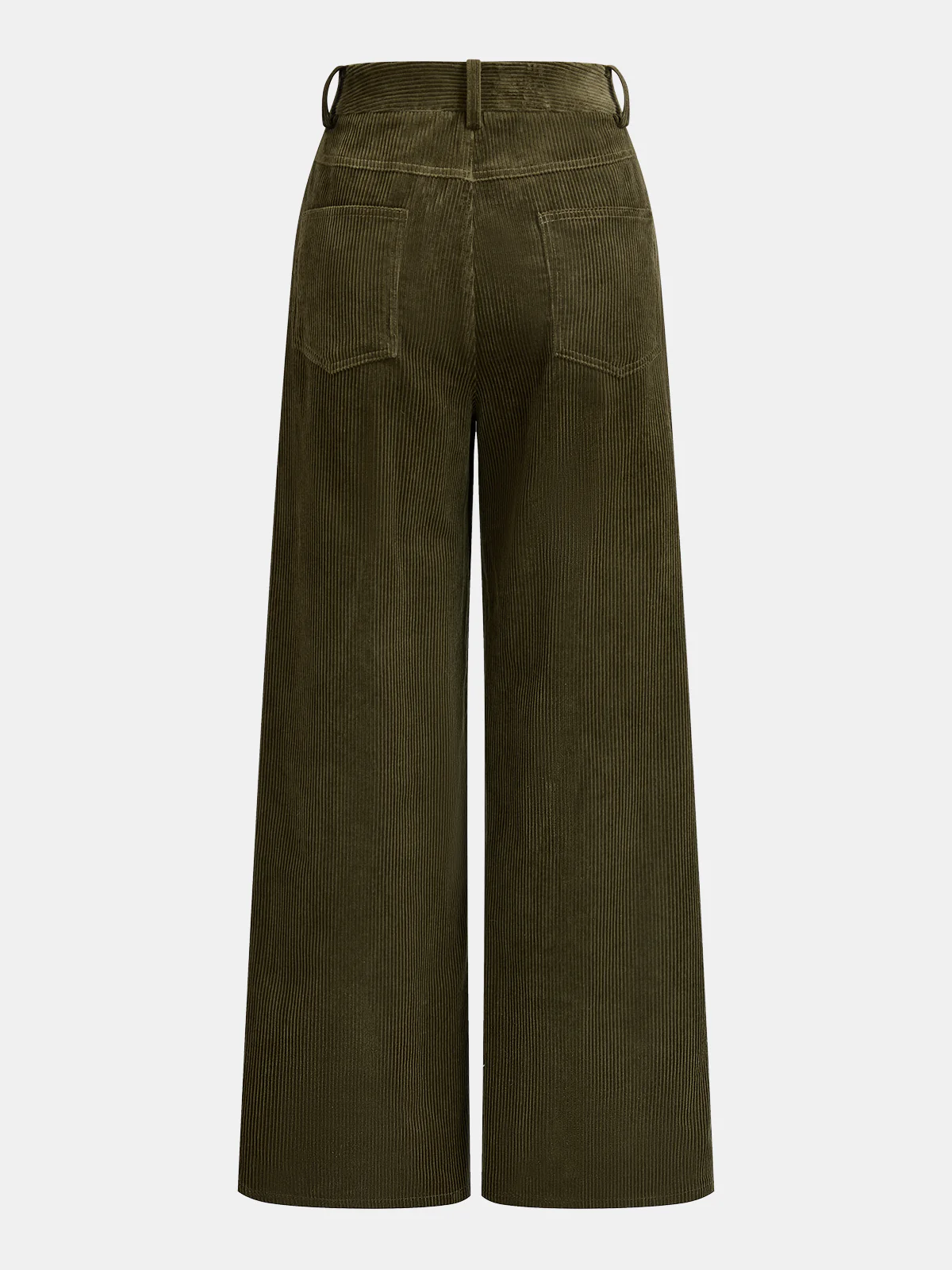 Cotton Corduroy Wide-Leg Pants - Image 2