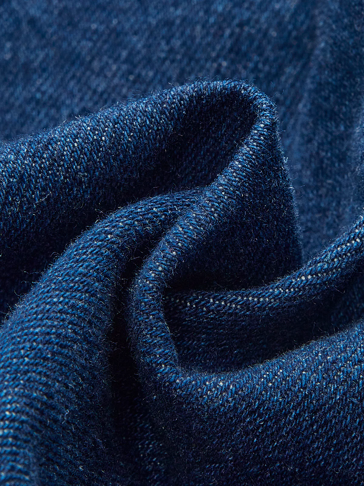 Cotton Denim Peplum Top - Image 4