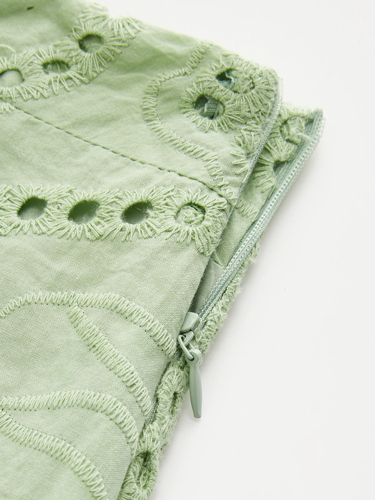 Cotton Eyelet Embroidery Top & Maxi Skirt Set - Image 7