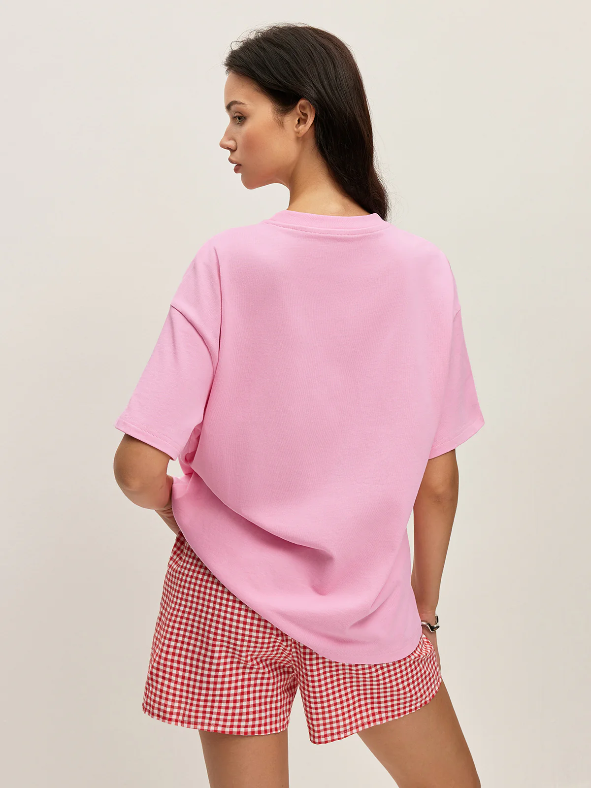 Cotton Floral Graphic Oversized T-Shirt - Image 6