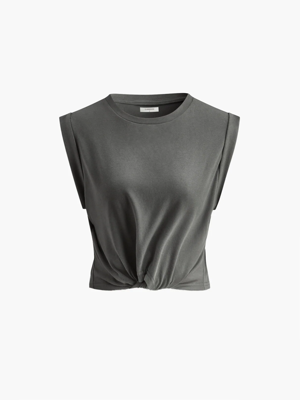 Cotton Knotted T-Shirt - Image 6