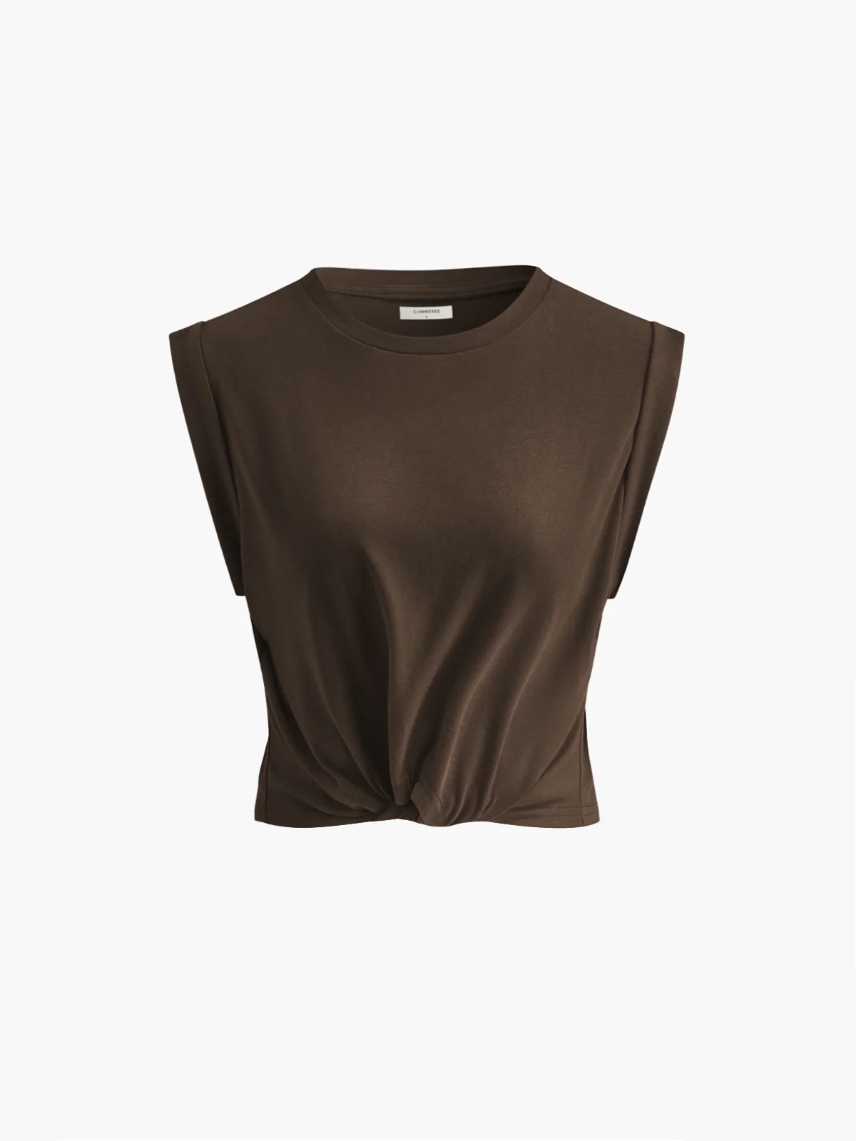 Cotton Knotted T-Shirt - Image 8