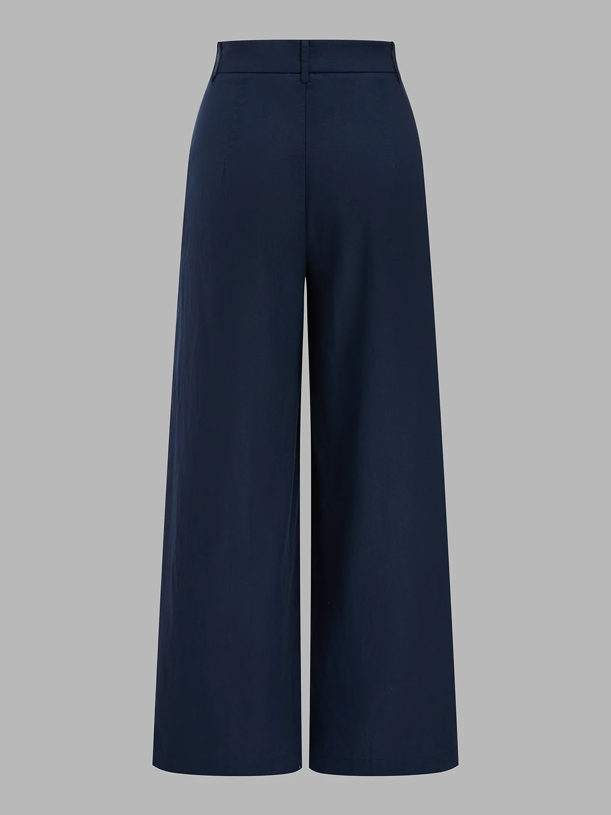 Cotton Linen Belted Strapless Top & Pants Set - Image 6