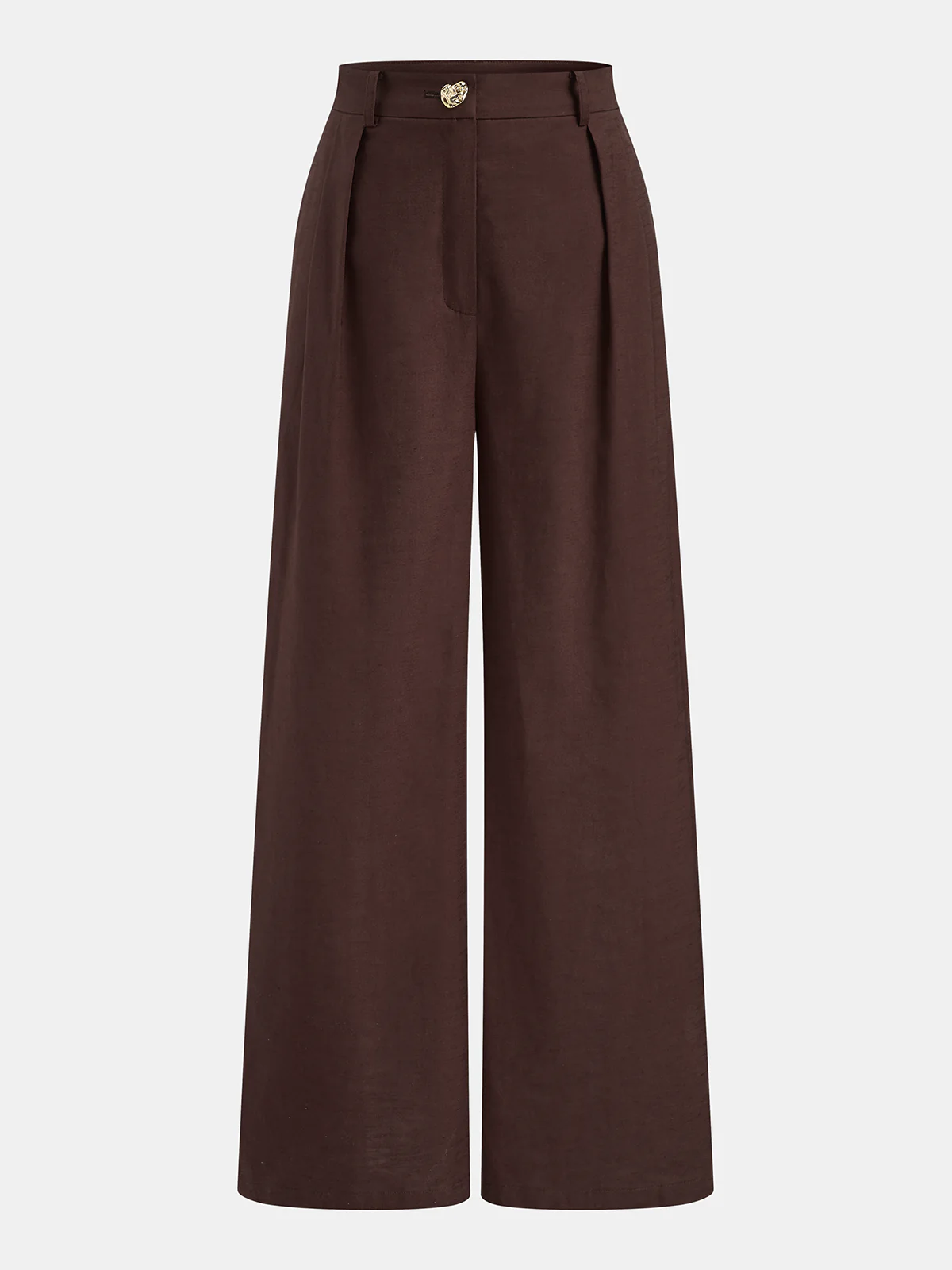 Cotton Linen Halter Buttoned Top & Pants Set - Image 4