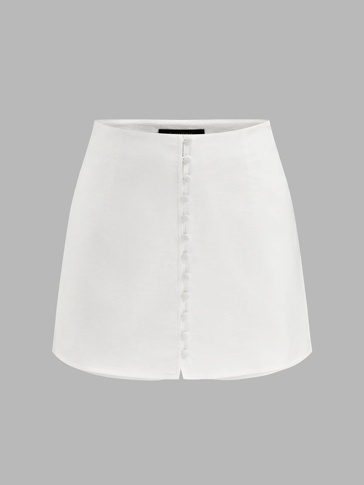 Cotton Linen Halter Top & Mini Skirt Set - Image 4
