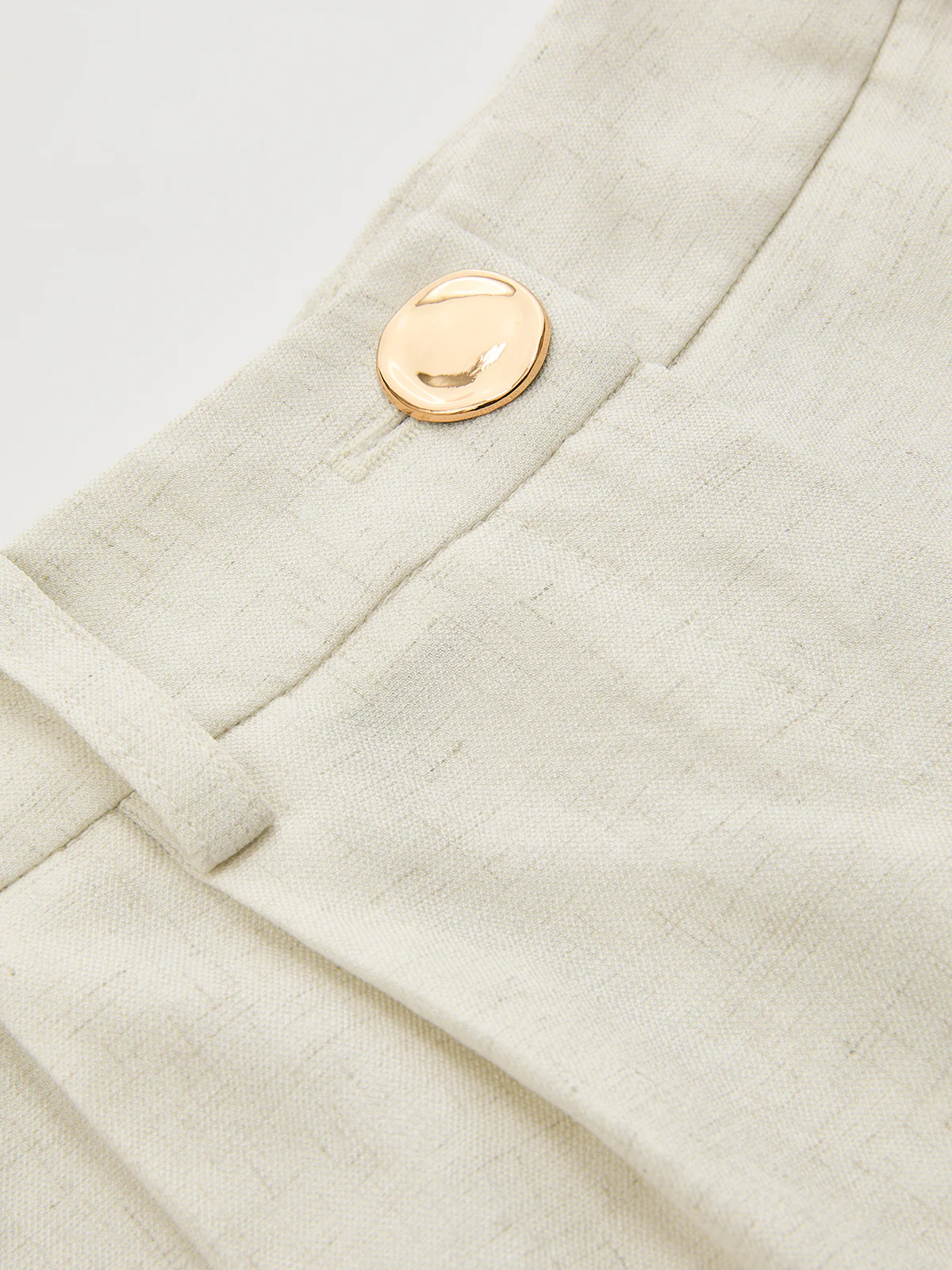 Cotton Linen High Waist Wide Leg Pants - Image 4