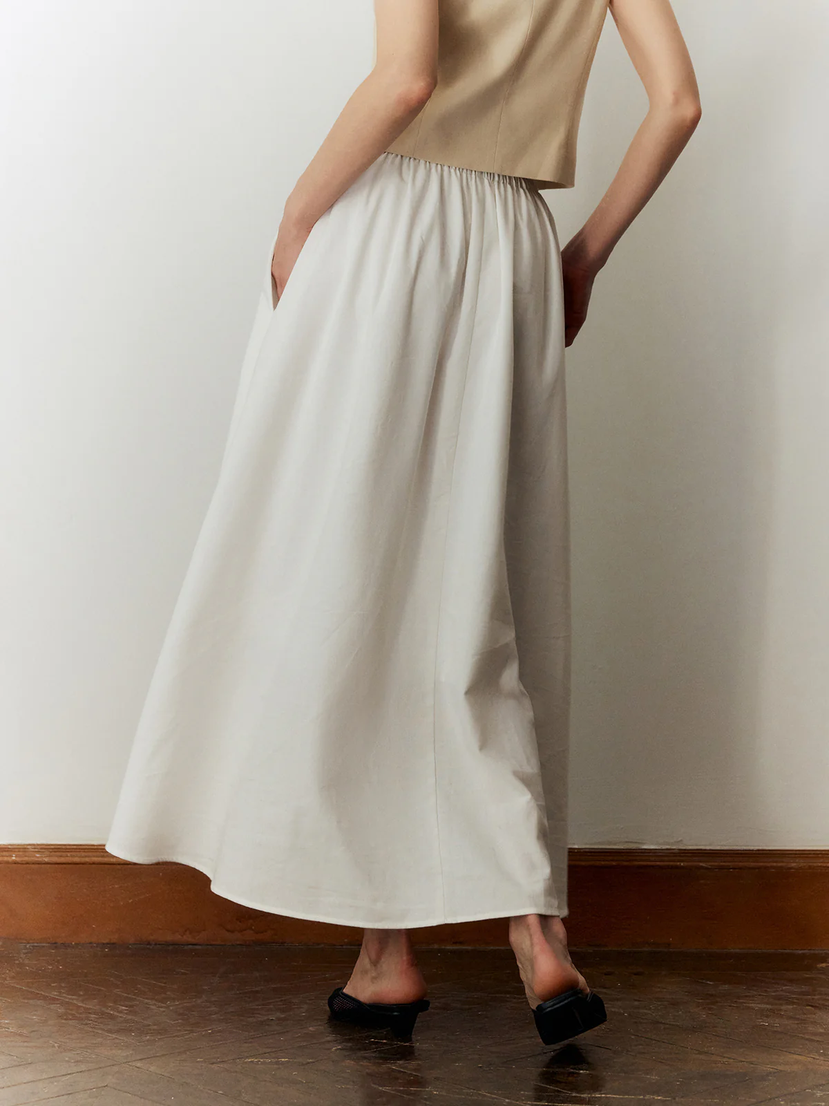 Cotton & Linen Maxi Skirt - Image 5