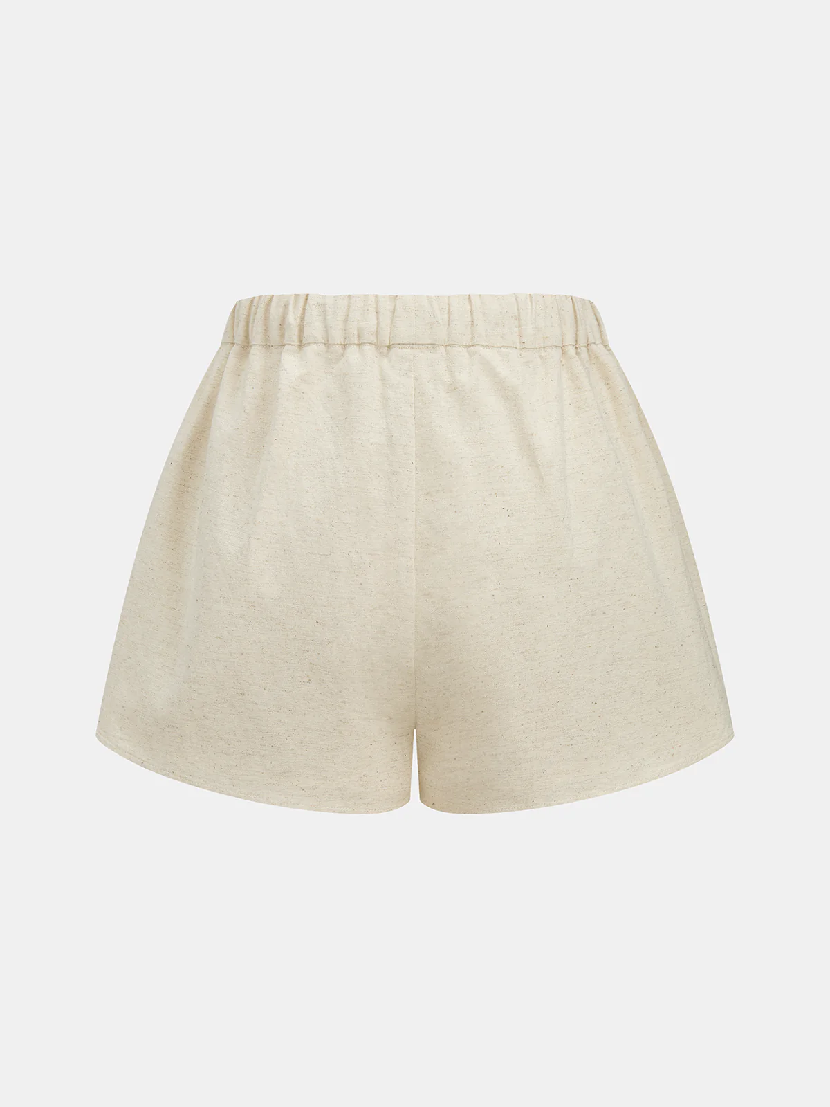 Cotton Linen One Shoulder Top & Shorts Set - Image 5