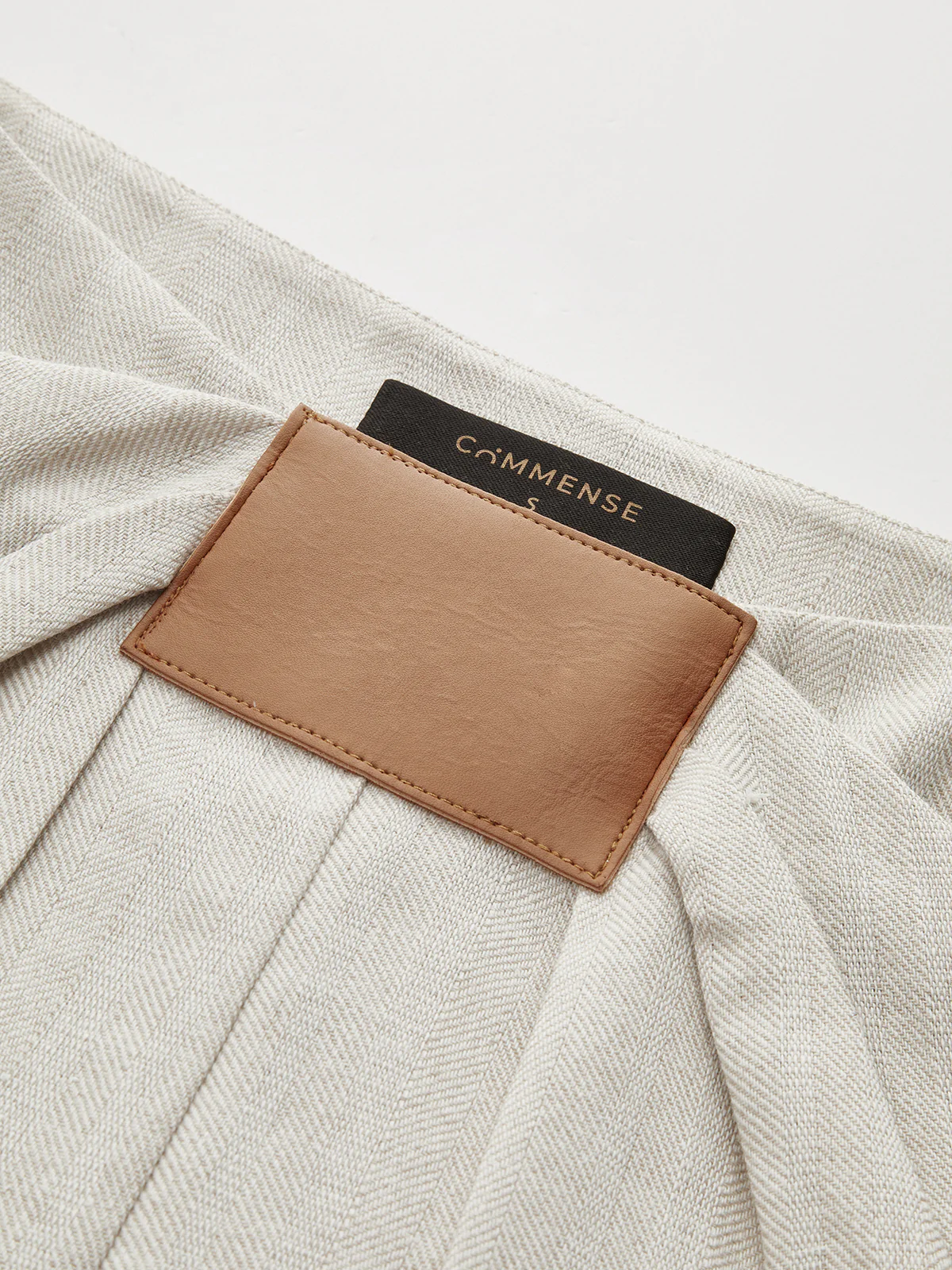 Cotton Linen Pleated Wide Leg Pants - Image 4