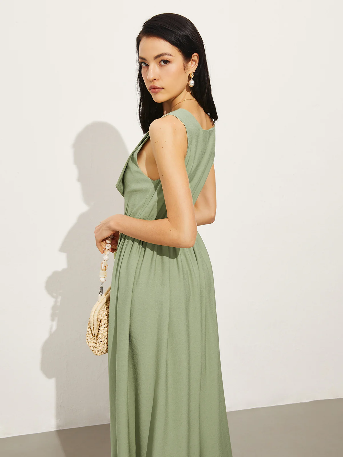 Cotton & Linen Pockets Polo Dress - Image 5
