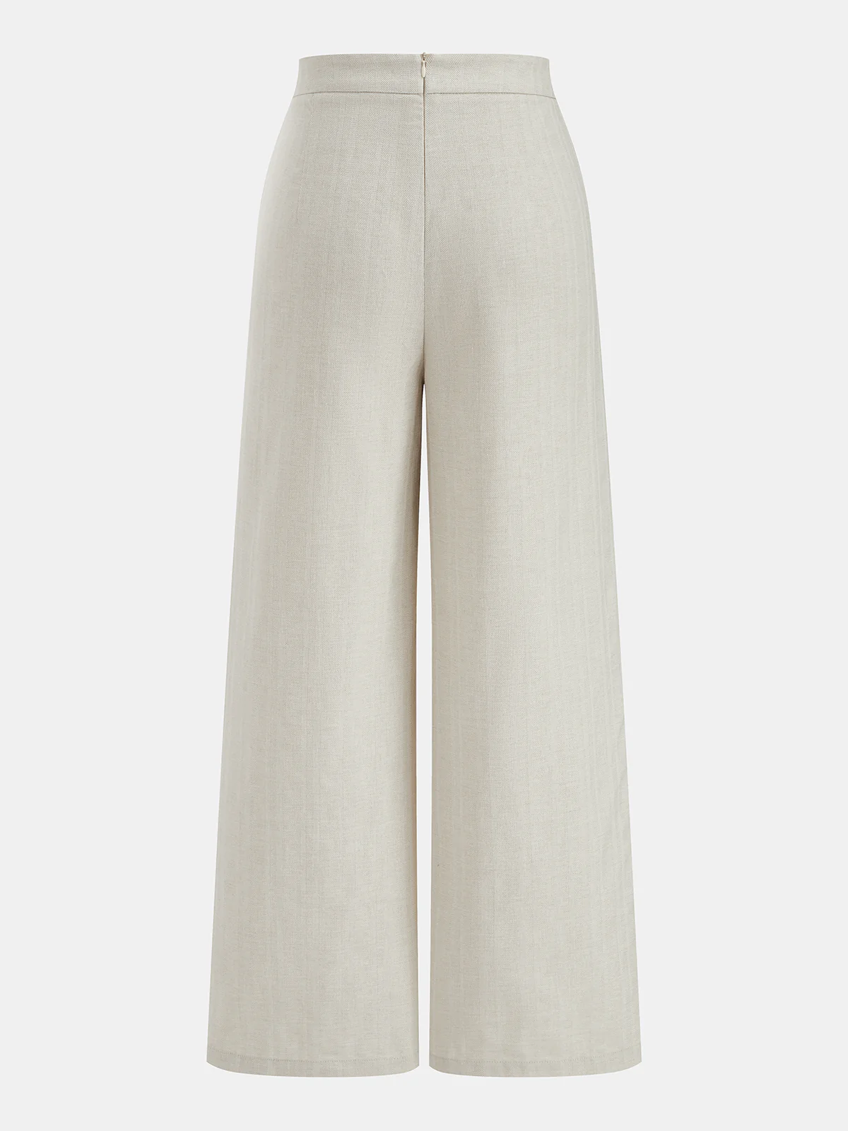 Cotton Linen Sleeveless Top & Pleated Pants Set - Image 5