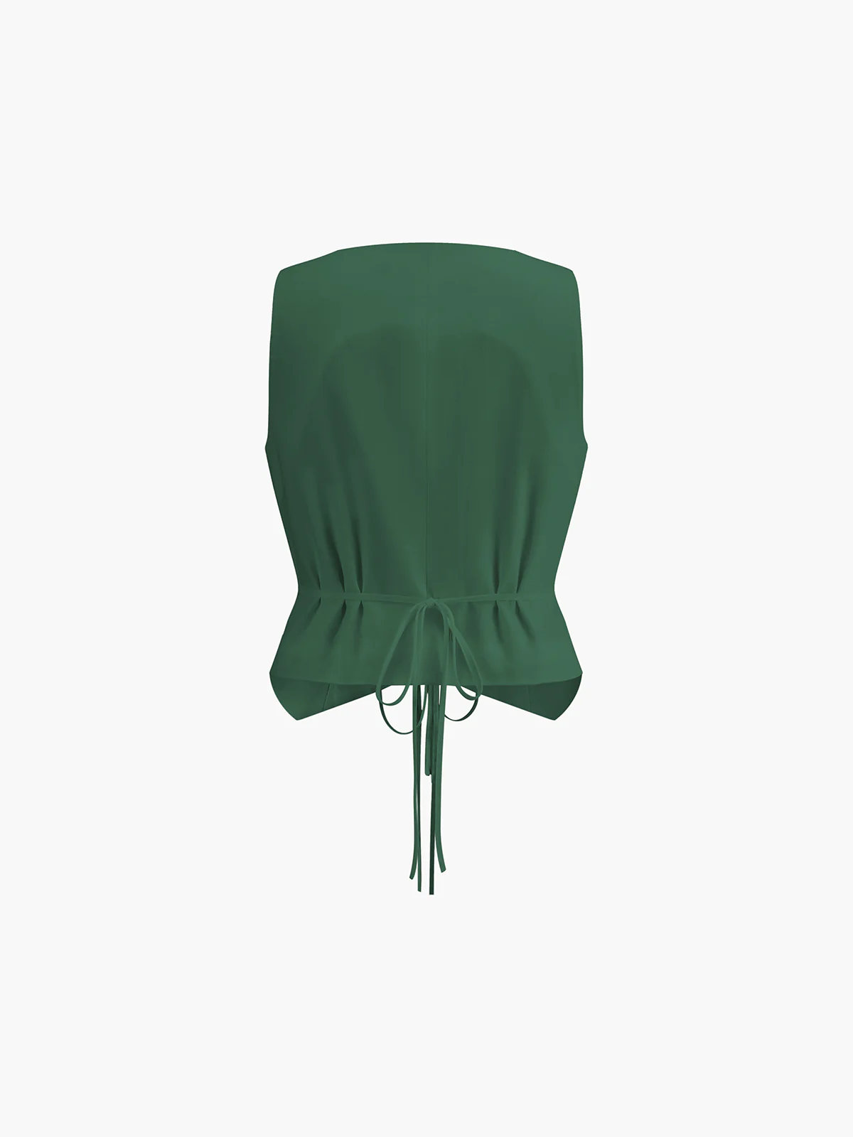 Cotton & Linen Tie-Detail Vest - Image 9