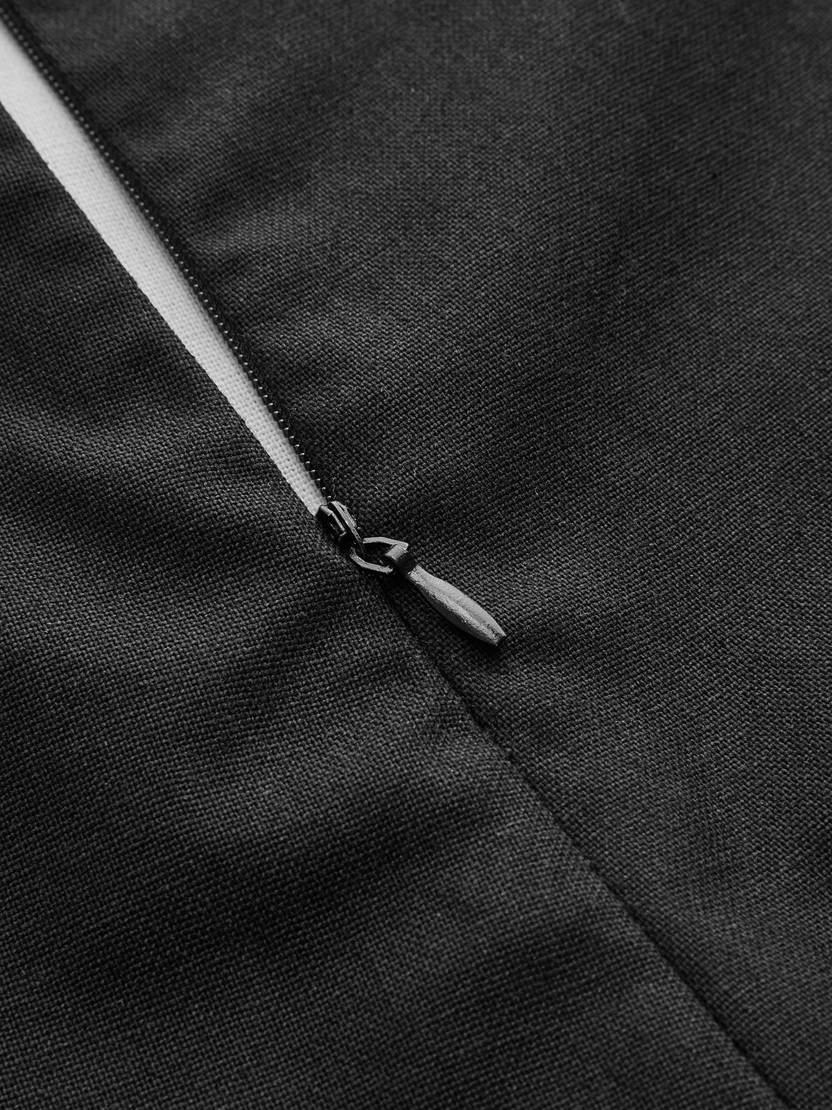 Cotton Linen Two-Tone Drawstring Shorts - Image 7