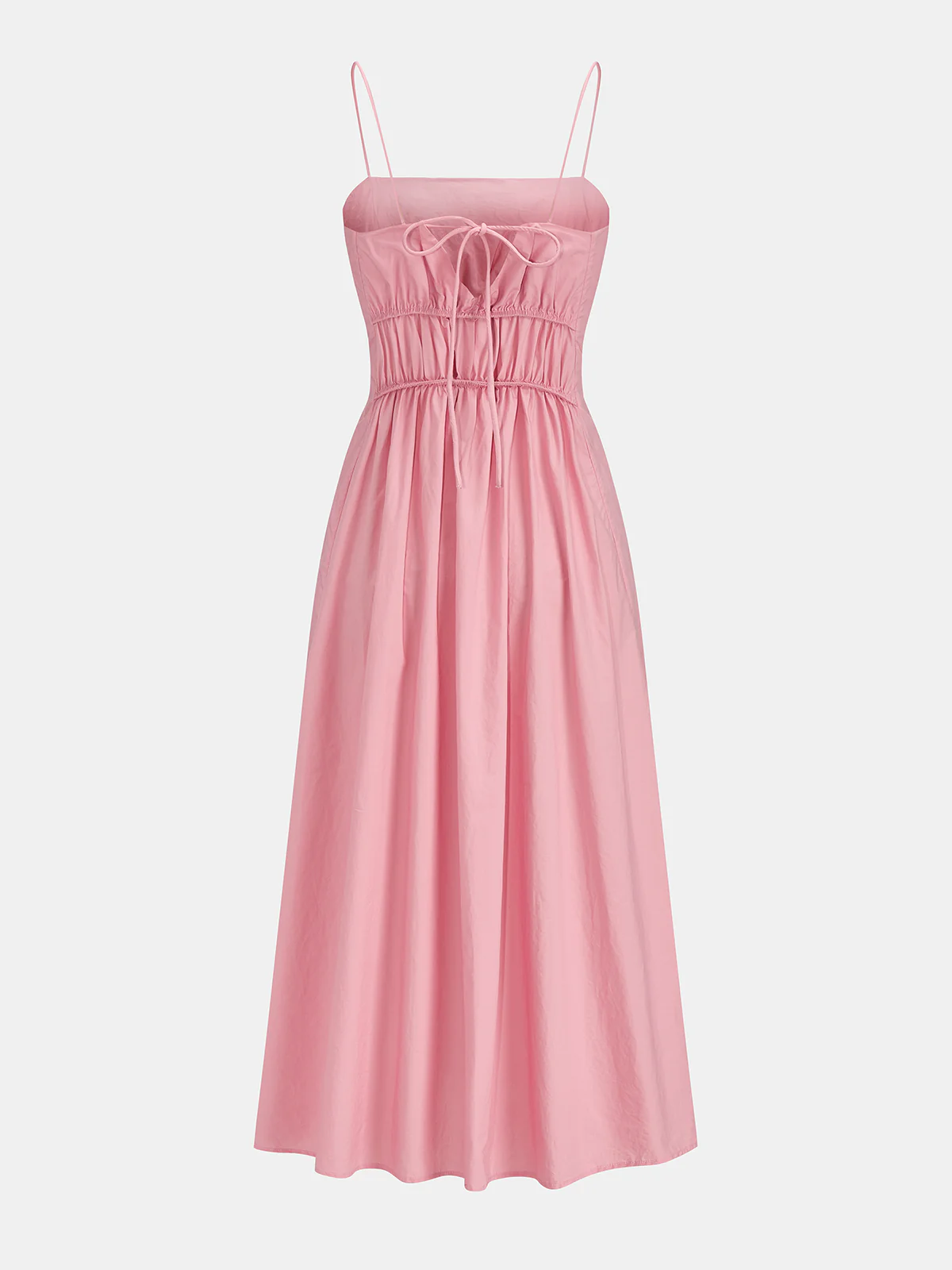 Cotton Shirred Cami Maxi Dress - Image 3