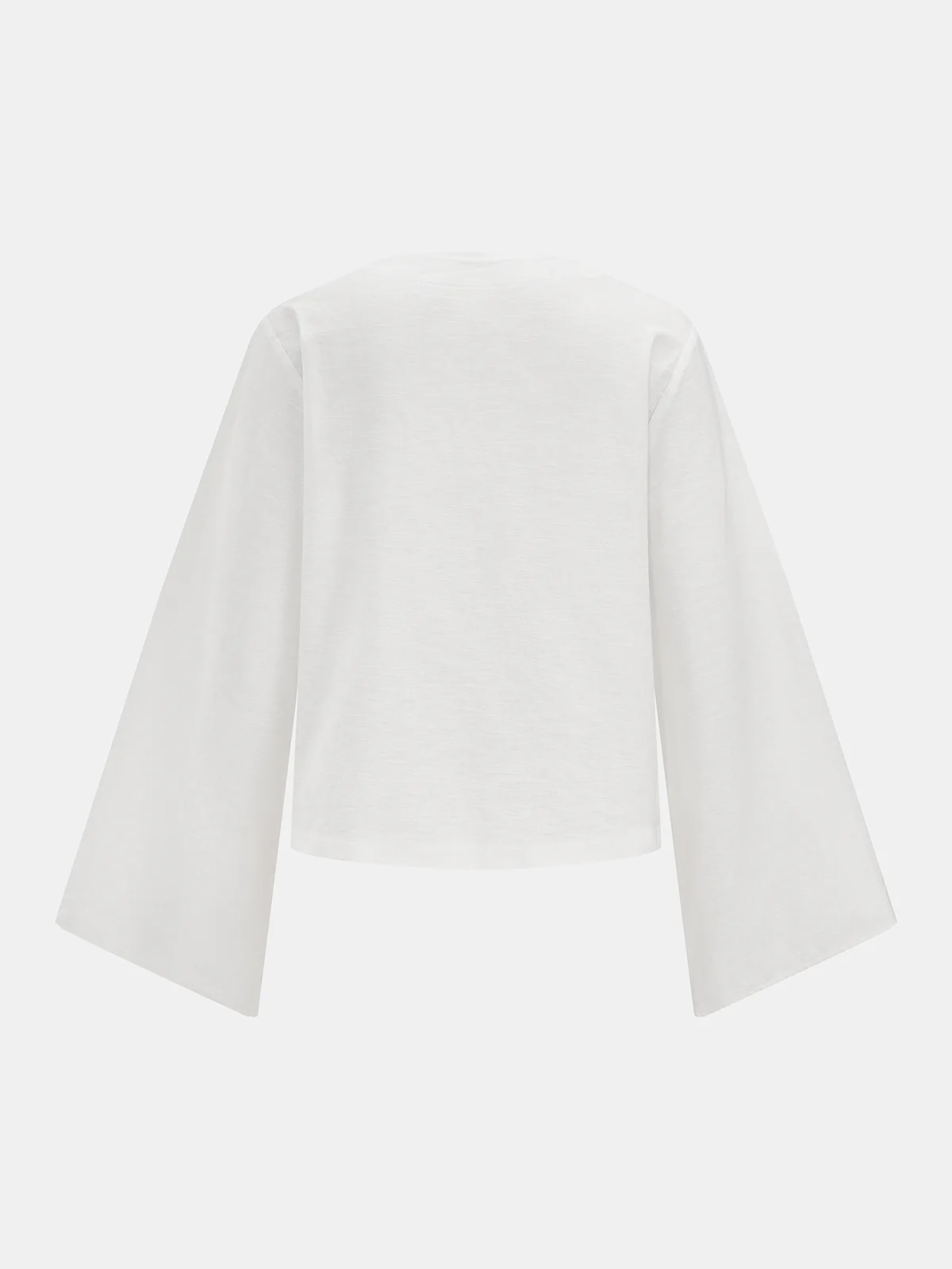 Cotton Tie-Front Blouse & Ruffled Shorts Set - Image 4