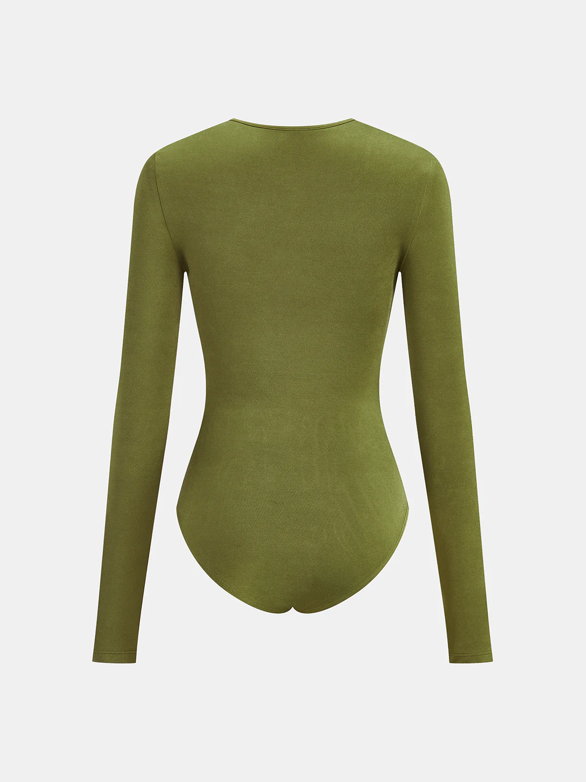 Cowl Neck Long Sleeve Bodysuit - Image 2