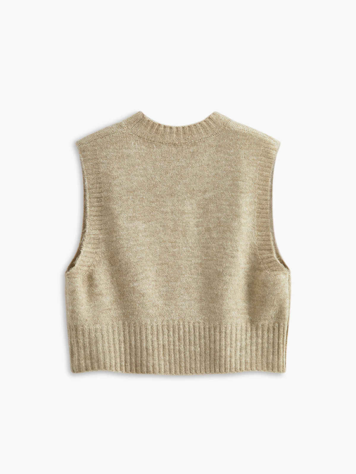 Crew Neck Strawberry Sweater Vest - Image 2
