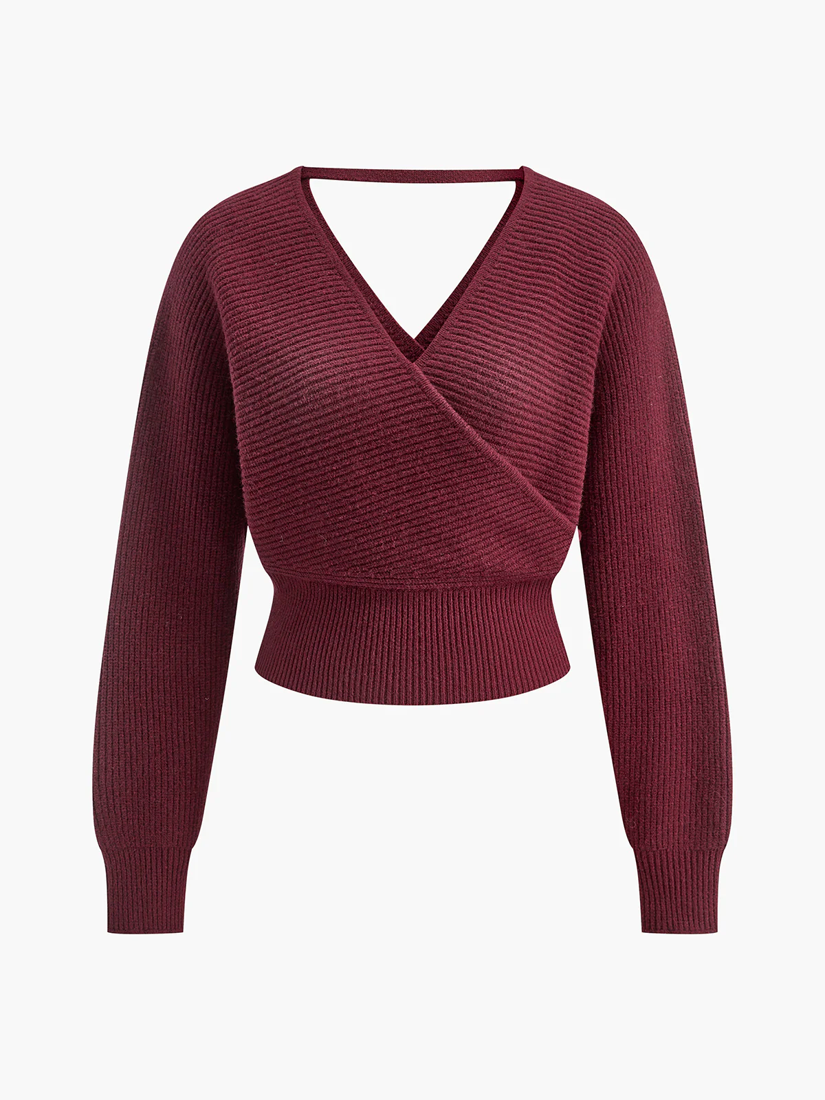 Criss Cross Cinched Sweater - Image 2