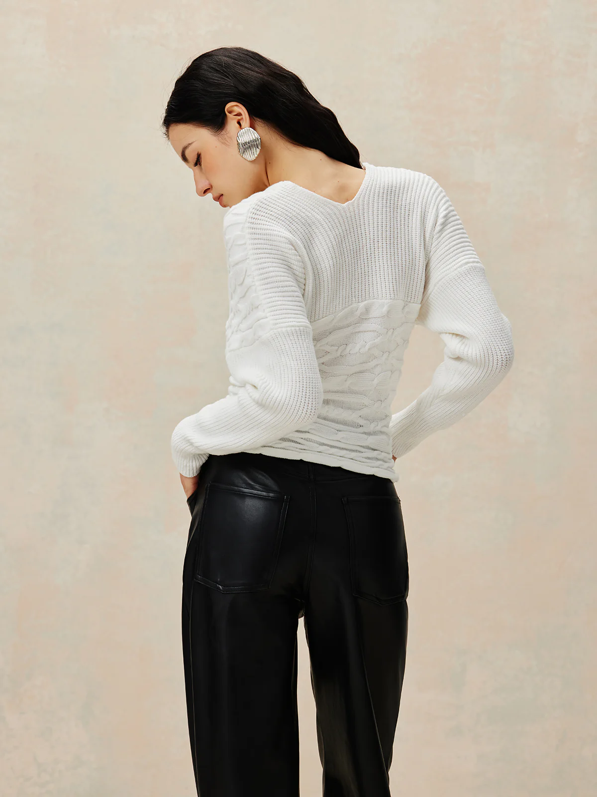 Criss Cross Crop Knit Top - Image 6
