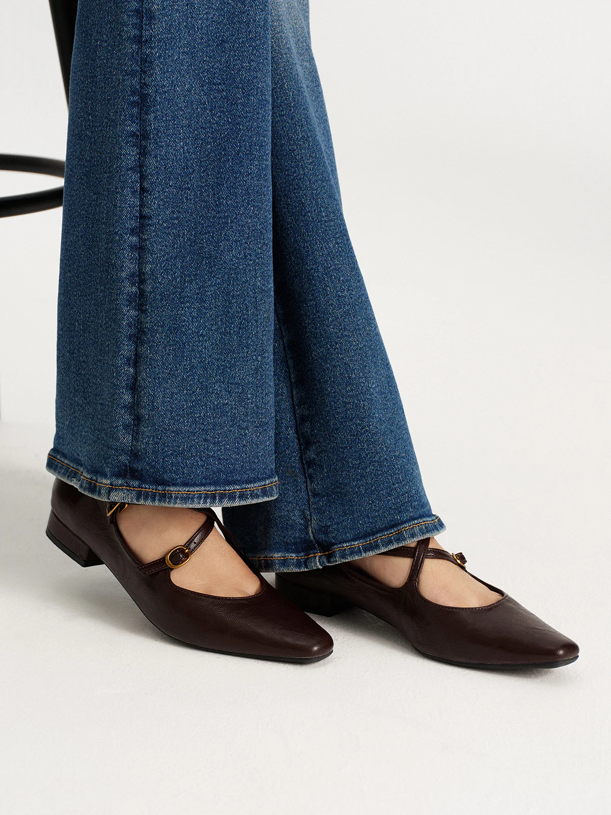 Crisscross Buckle Mary Jane Shoes - Image 5