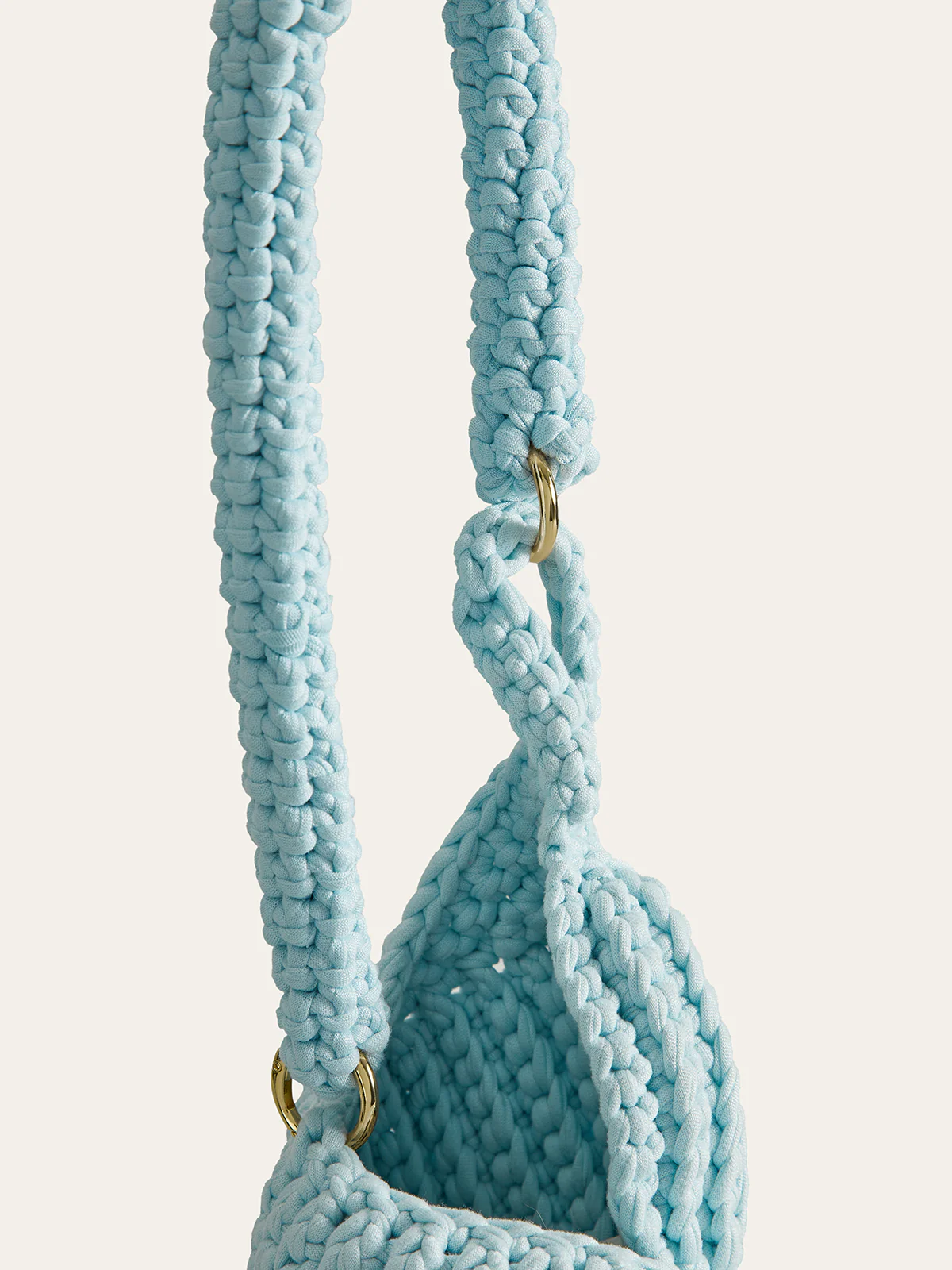 Crochet Conch-Shaped Handbag - Image 3