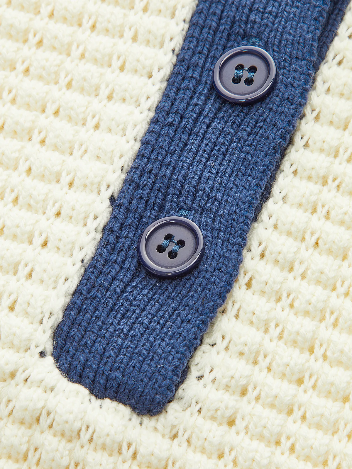 Crochet-Knit Polo Top - Image 3