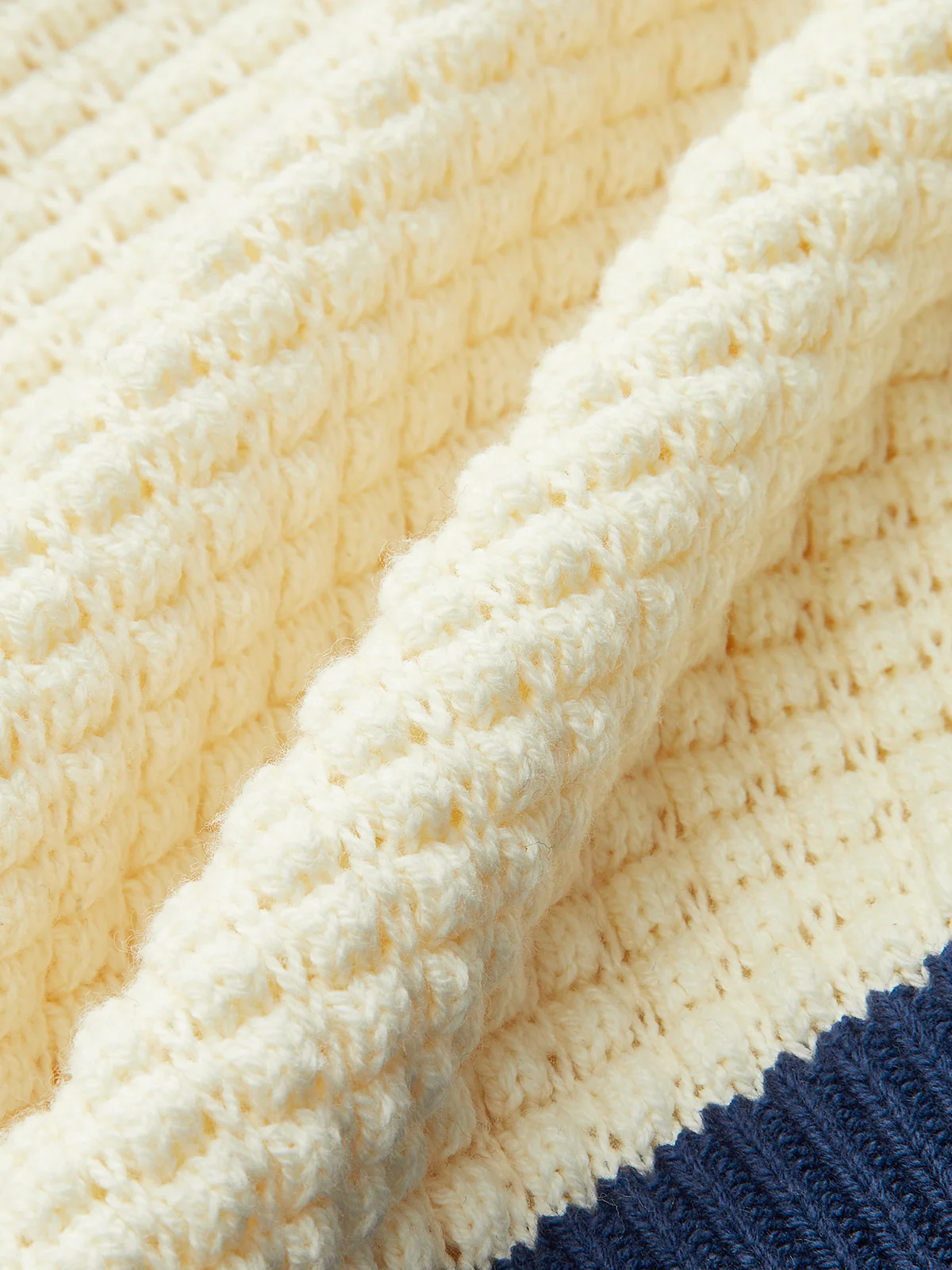Crochet-Knit Polo Top - Image 4