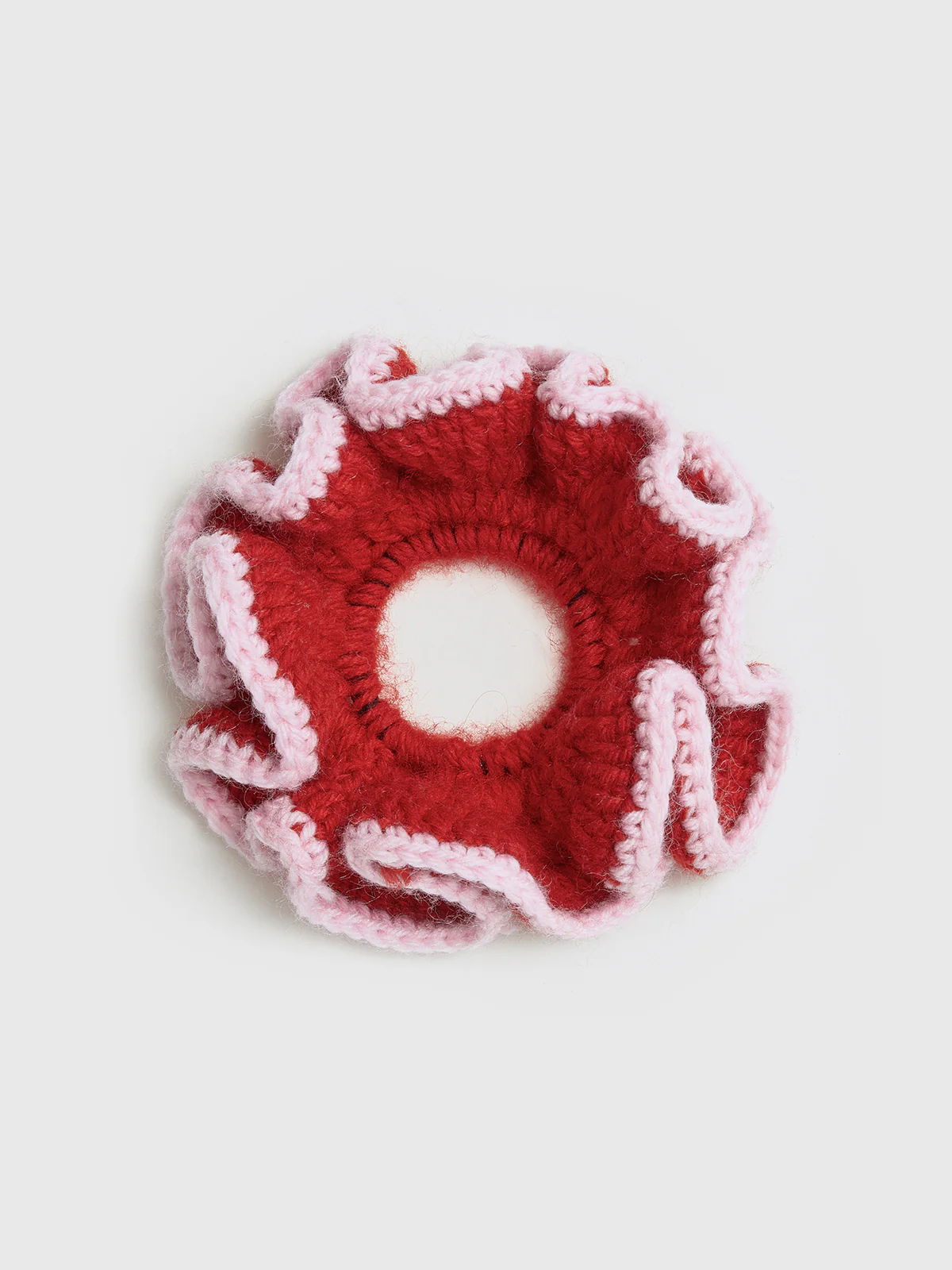 Crochet Ruffle Scrunchie - Image 2