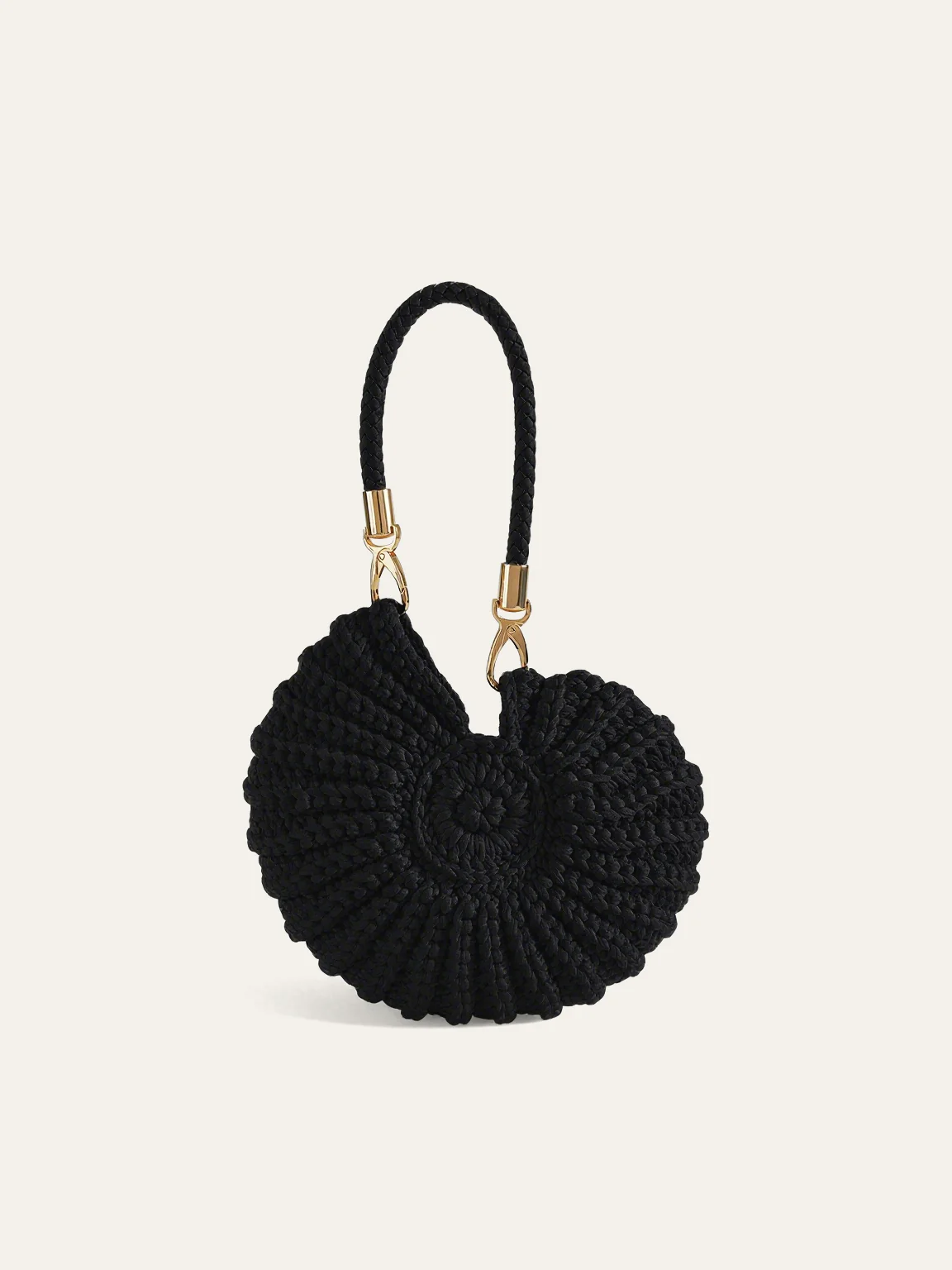 Crocheted Conch-Shaped Handbag - Image 5