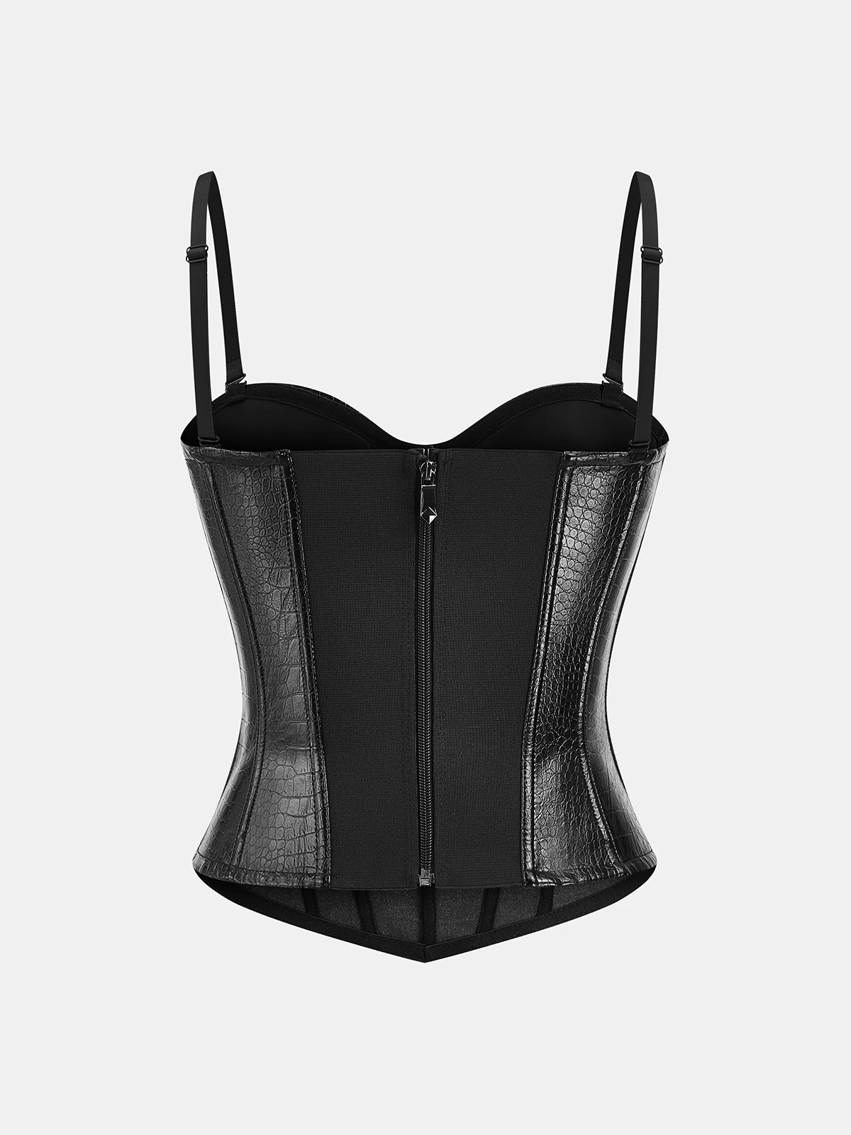 Crocodile Embossed Corset Top - Image 2