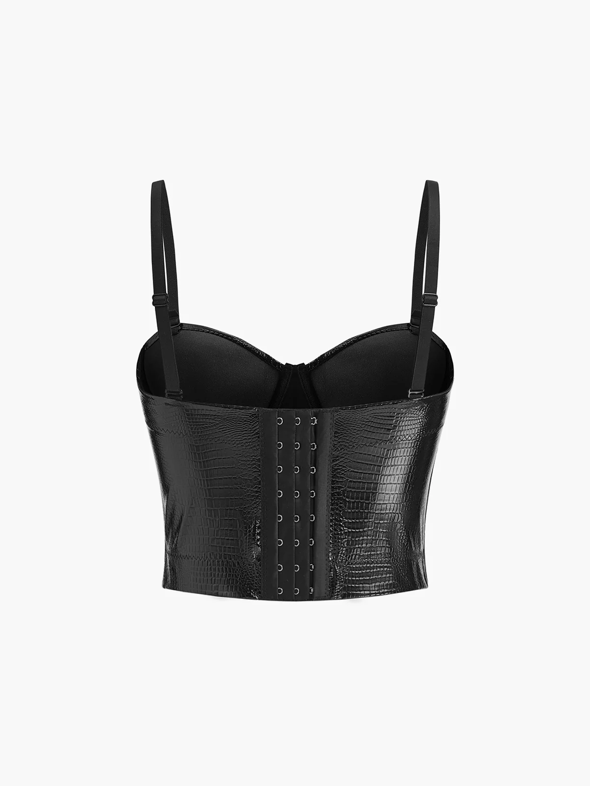 Crocodile Embossed Corset Top - Image 4