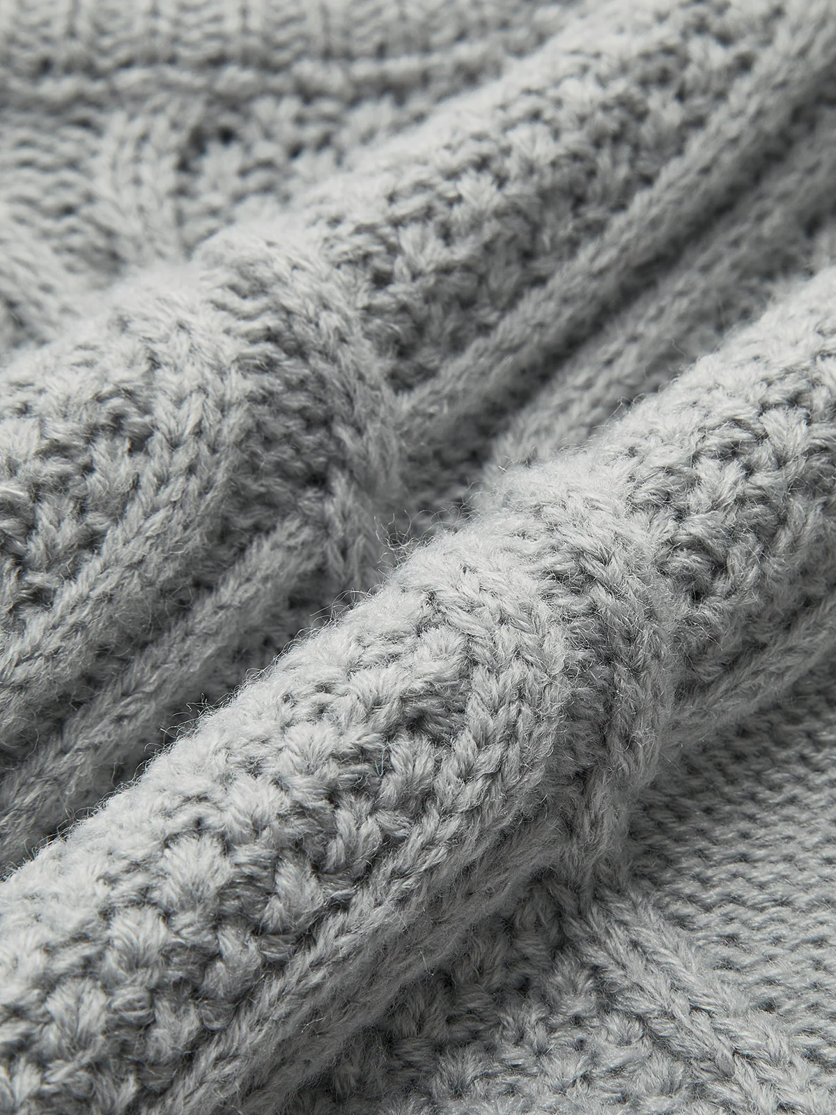 Crop Cable Knit Top - Image 3