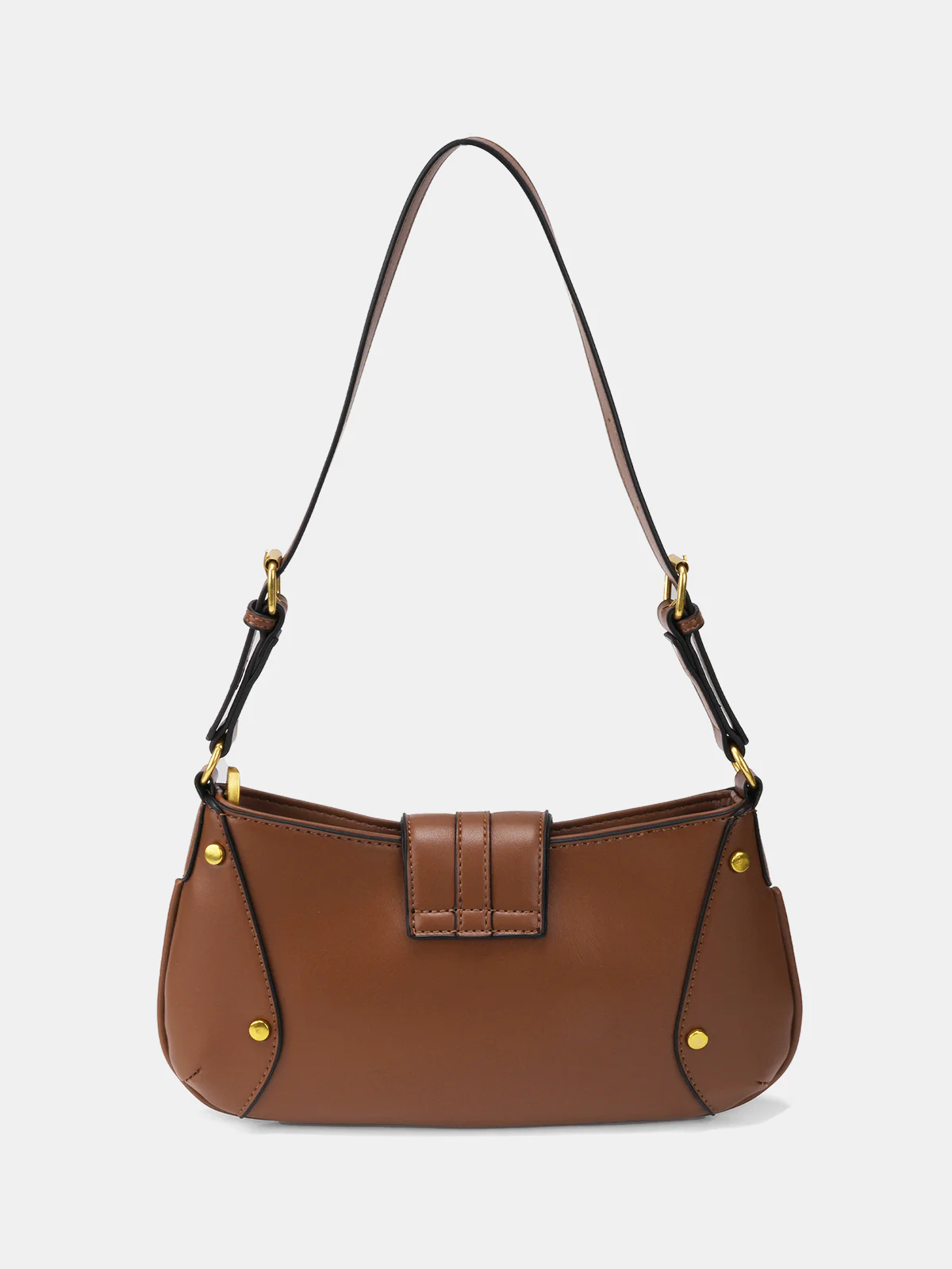 Curved Flap Shoulder Bag - Image 2