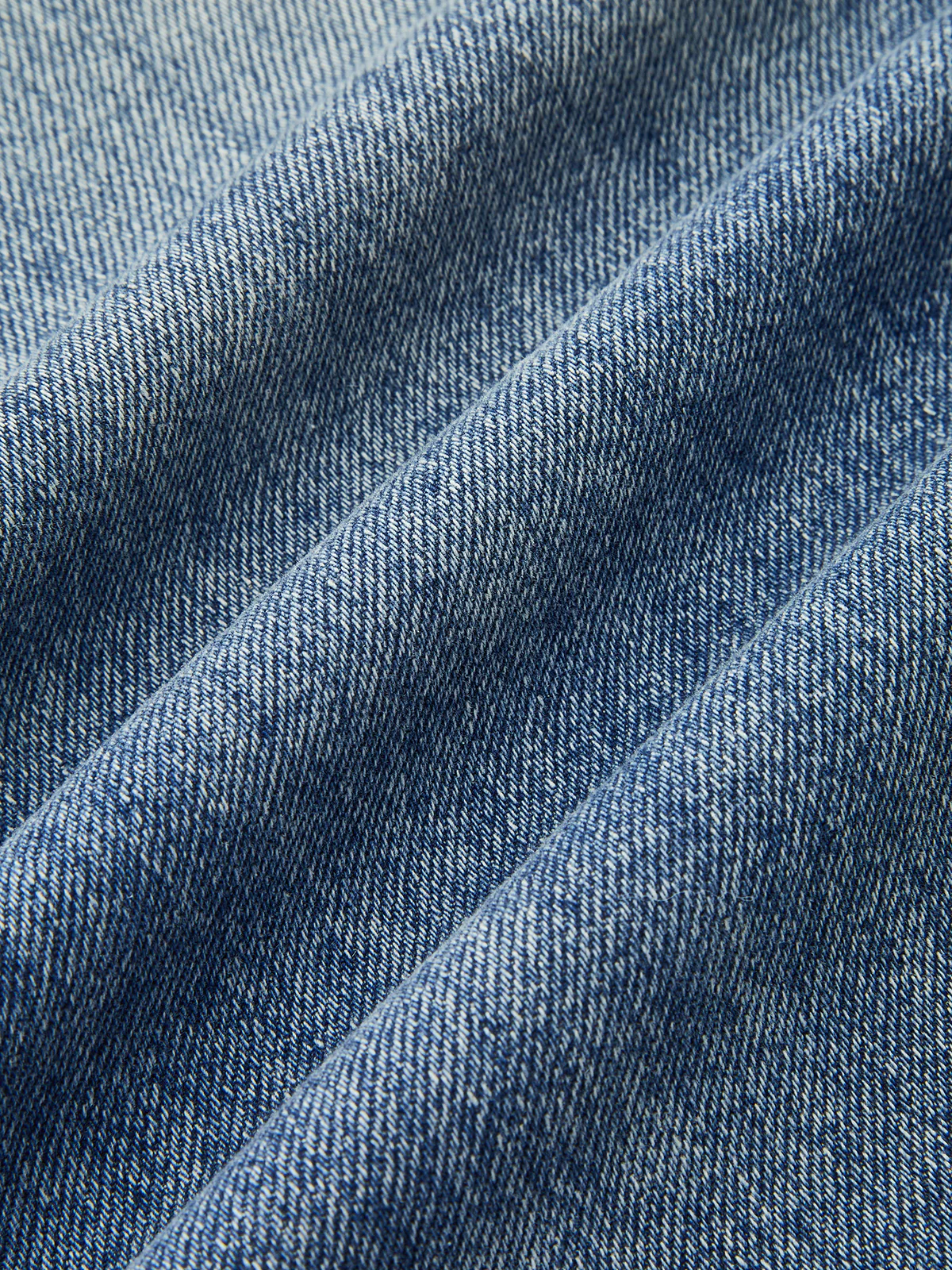 Curved-Seam Wide-Leg Denim Jeans - Image 3