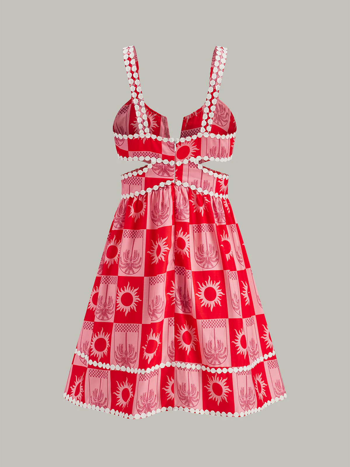 Cut-Out Detail Print Dress - Image 6