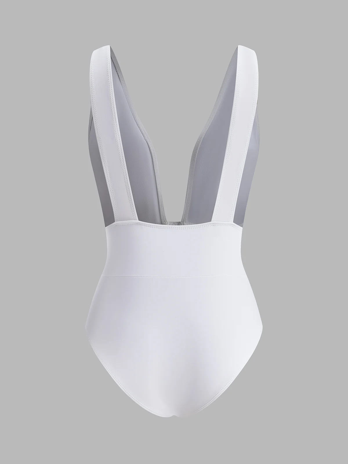 Deep V Plunge One-Piece Swimsuit - Image 8