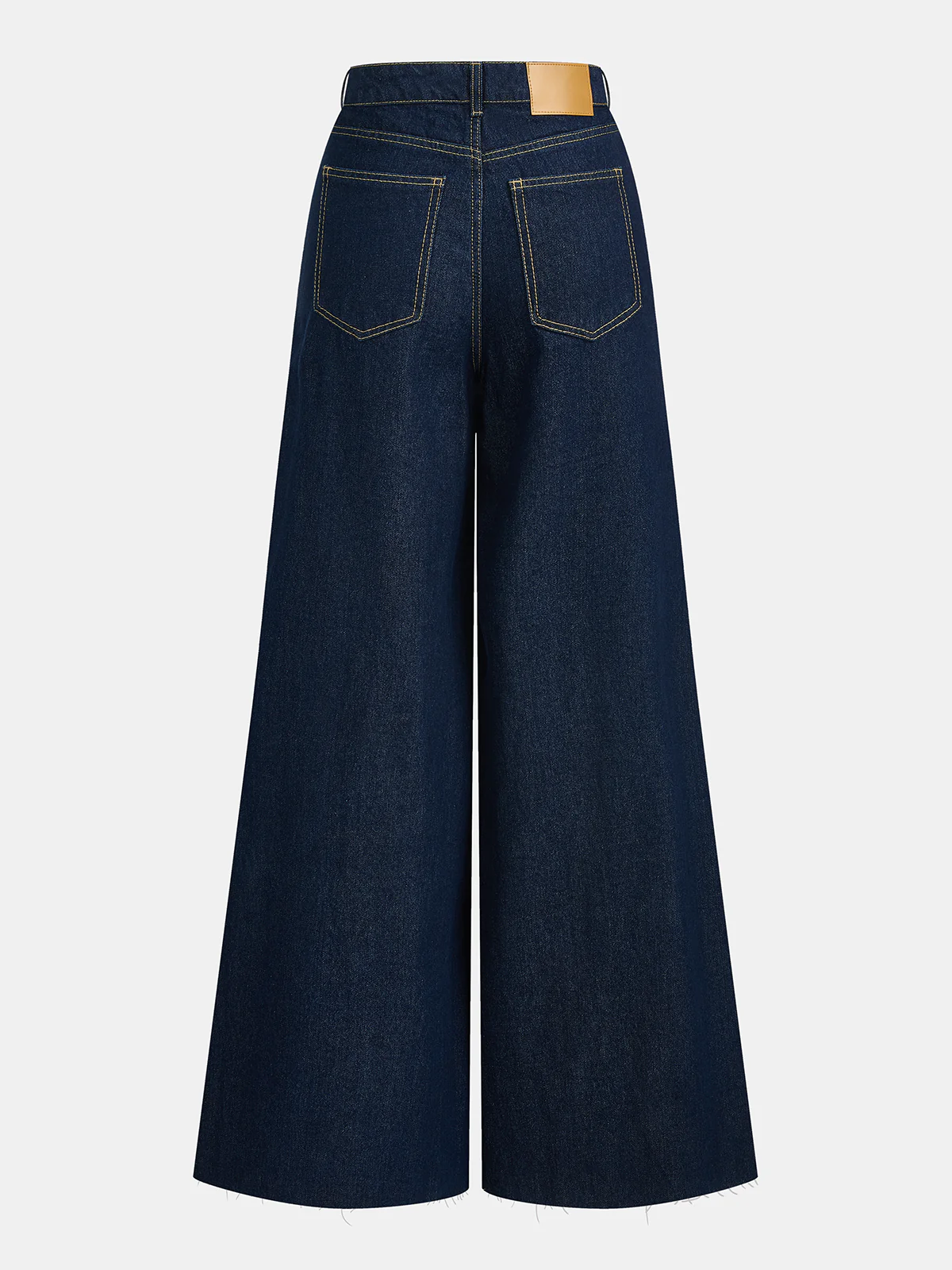 Denim Crop Vest & Wide Leg Pants Set - Image 5