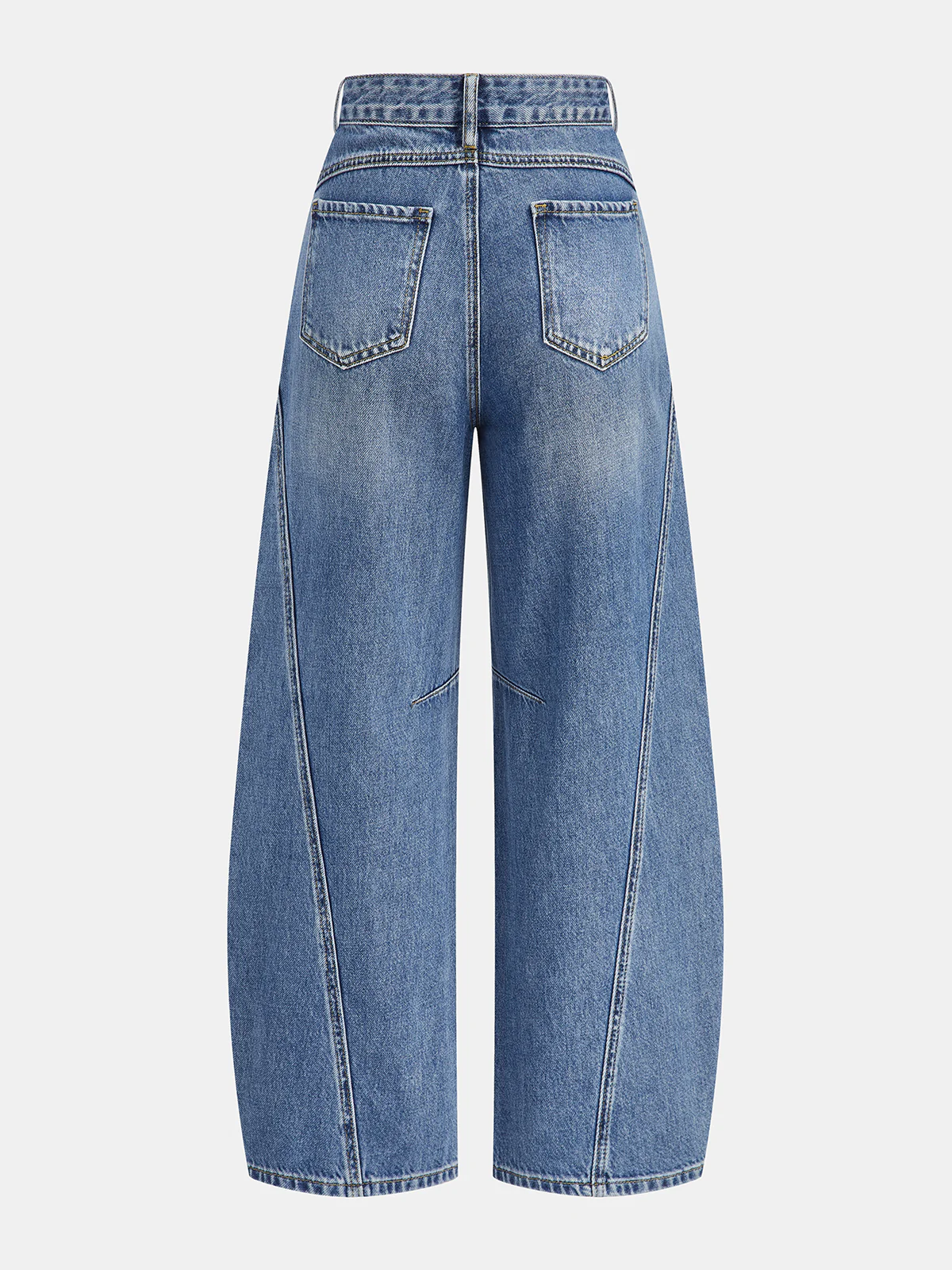 Denim Curved-Leg Jeans - Image 2