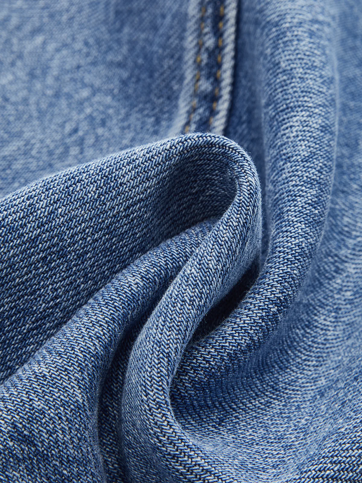 Denim Curved-Leg Jeans - Image 4