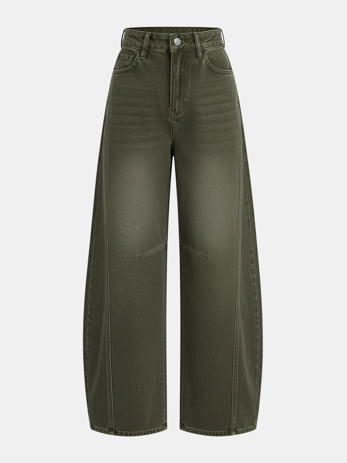 Denim Curved-Leg Jeans - Image 7