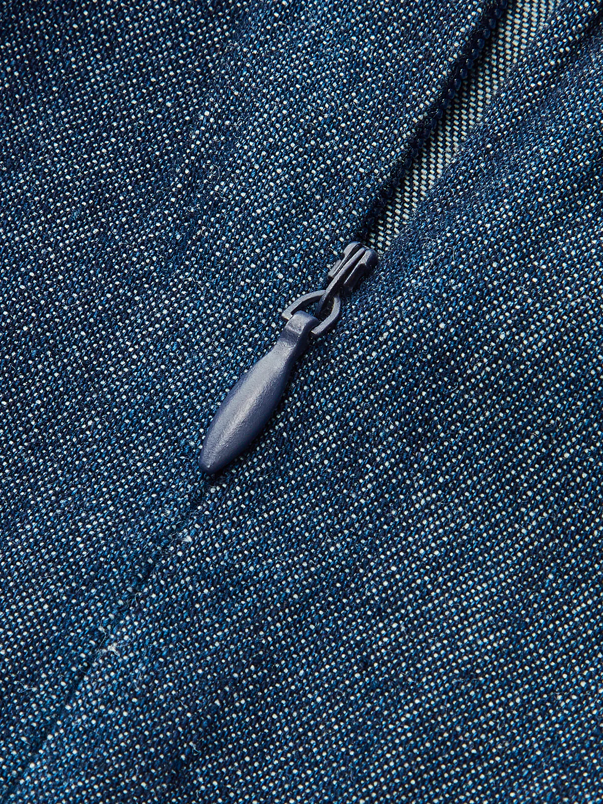 Denim Cut-Out Midi Dress - Image 6