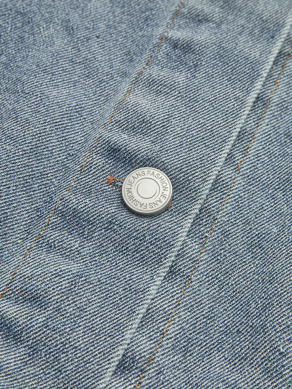 Denim Panel Knit Lapel Outerwear - Image 3