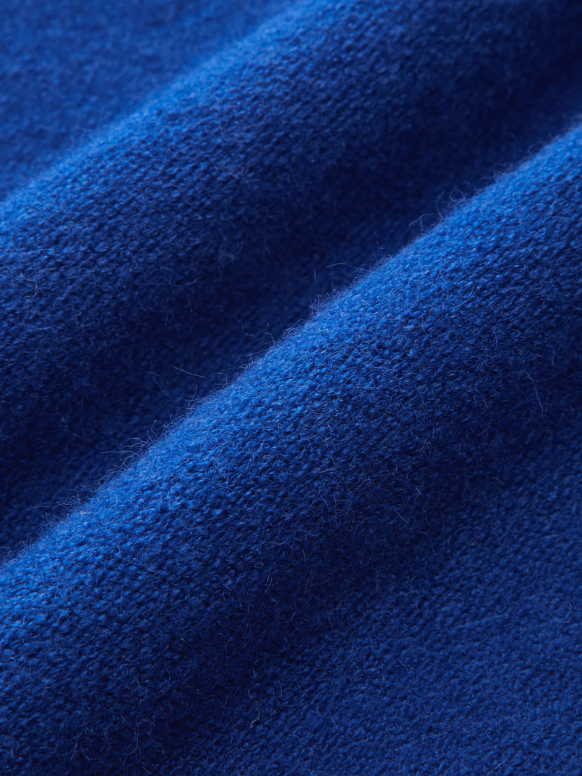 Denim Panel Knit Sweater - Image 2