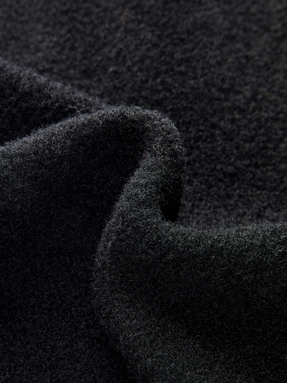 Denim Panel Oversized Cardigan - Image 3
