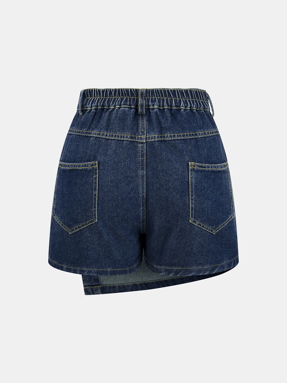 Denim Shirt & Asymmetric Skort Set - Image 6